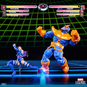 Marvel Legends Series Gamerverse, Psylocke vs. Thanos, Figuras de acción coleccionables