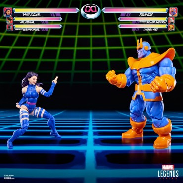 Marvel Legends Series Gamerverse, Psylocke vs. Thanos, Figuras de acción coleccionables