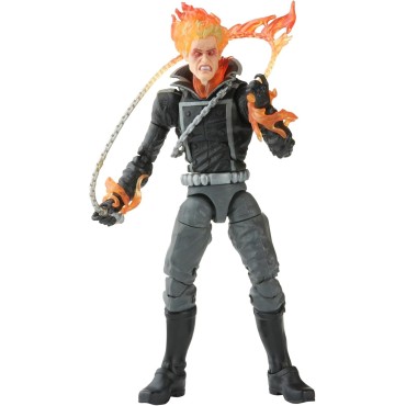 Marvel Legends Series - El Motorista Fantasma - Figura de 15 cm Inspirada en los cómics - 6 Accesorios