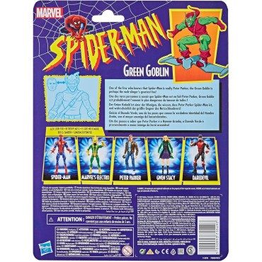 Spiderman - Legends Vintage Green GoBlack Seriesin (Hasno E93215X0)