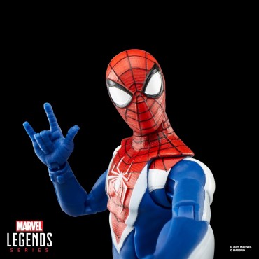 Figura Miles Morales Upgraded Suit Style Spider-Man 2 Gamerverse Marvel Legends Articulada 15 cms