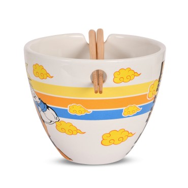 Set Bol para Ramen con Palillos Son Goku Dragon Ball Z 473 mls