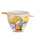 Set Bol para Ramen con Palillos Son Goku Dragon Ball Z 473 mls