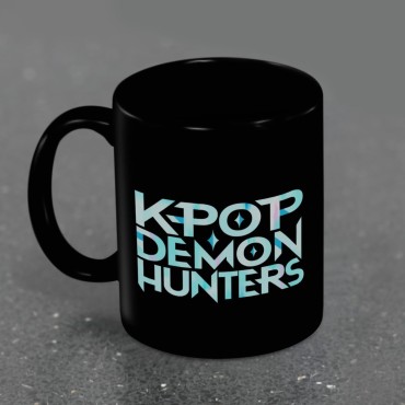 Taza Logo K-Pop Demon Hunters Cerámica 315 mls