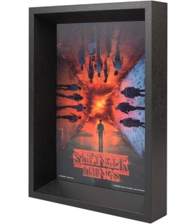 Print Lenticular Enmarcado Stranger Things 22 x 4,5 x 30 cms