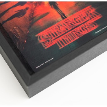 Print Lenticular Enmarcado Stranger Things 22 x 4,5 x 30 cms