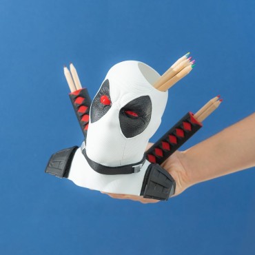 Lapicero 3D Deadpool Traje X-Force Marvel 