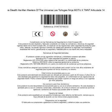 Figura Stealth He-Man Masters Of The Universe Las Tortugas Ninja MOTU X TMNT Articulada 14 cms