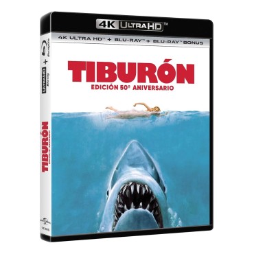 Tiburón (50 aniversario) [4K UHD, Blu-ray] (1975) Jaws