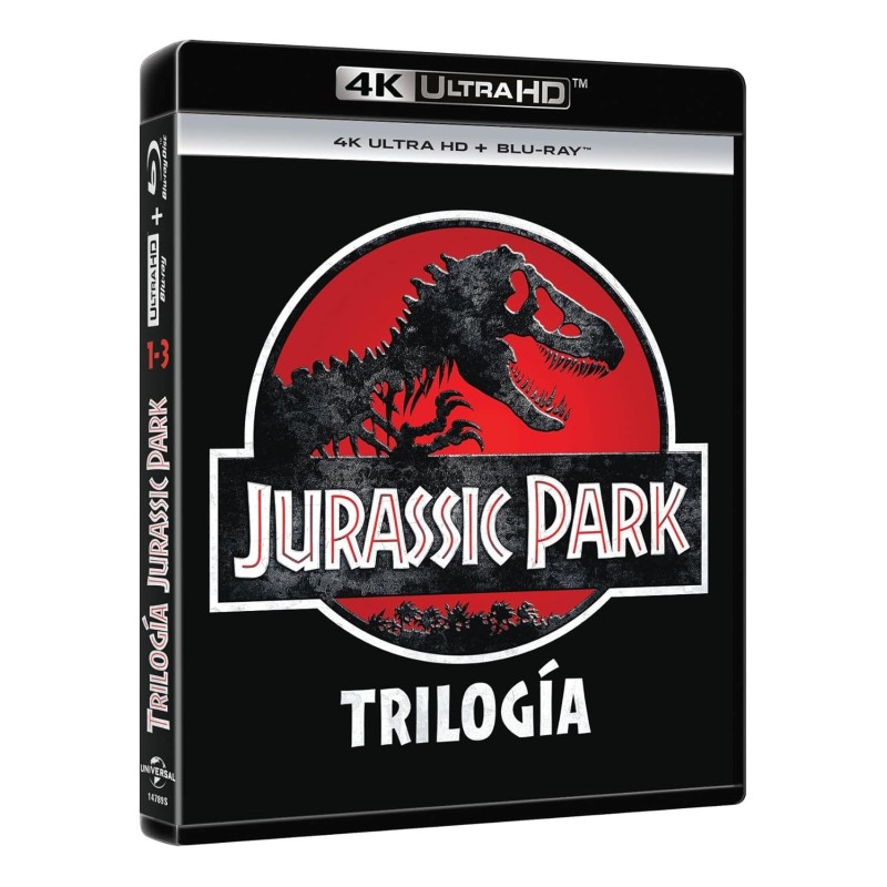 Trilogía Jurassic Park [4K UHD, Blu-ray] (1993, 1997, 2001)