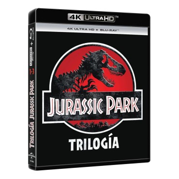 Trilogía Jurassic Park [4K UHD, Blu-ray] (1993, 1997, 2001)