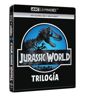 Trilogía Jurassic World [4K UHD, Blu-ray] (2015, 2018, 2022)