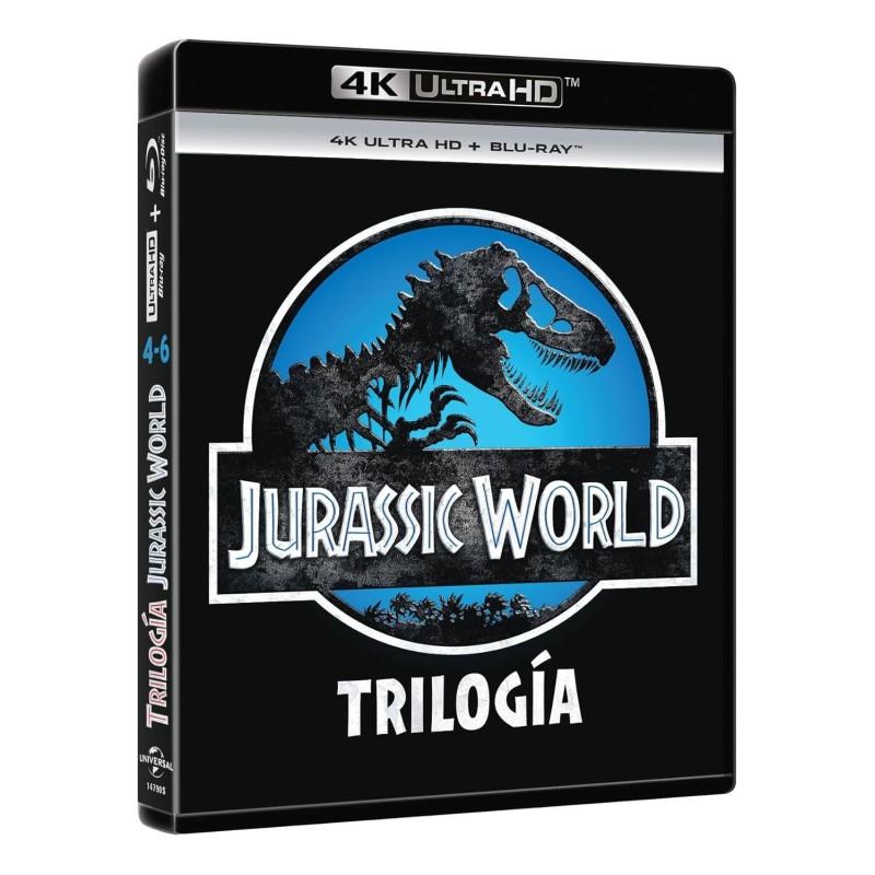 Trilogía Jurassic World [4K UHD, Blu-ray] (2015, 2018, 2022)