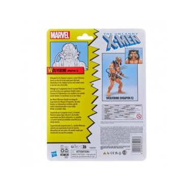 Figura Wolverin Weapon X X-Men Marvel Comics Articulada 15 cms