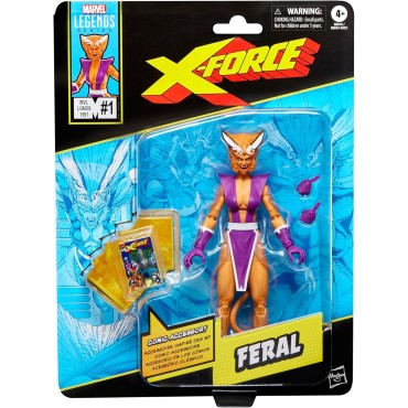 Figura Feral X-Force Marvel Legends Articulada 15 cms