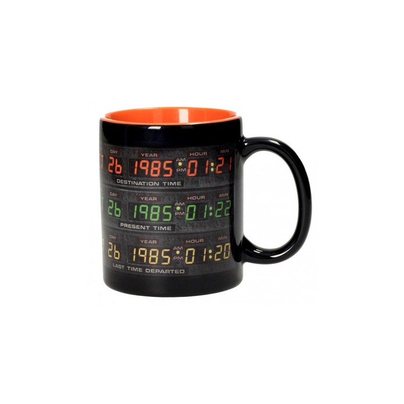 Taza Panel de Control DeLorean Regreso al Futuro Back to the Future 300 mls                                               