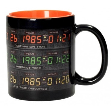Taza Panel de Control DeLorean Regreso al Futuro Back to the Future 300 mls                                               