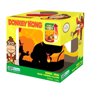 Taza Donkey Kong Heat Change Cambia Con Calor Cerámica 460 mls