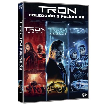 Tron (Colección 3 películas, 3 discos) [DVD] (1982, 2010, 2025)