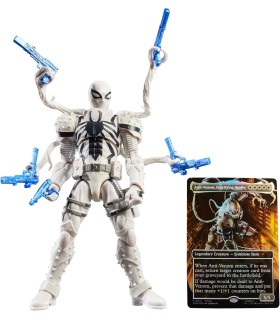 Figura Agent Anti Venom Marvel Legends Magic The Gathering Spider-Man Articulada 15 cms