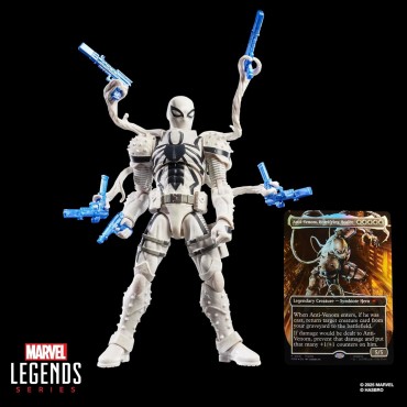 Figura Agent Anti Venom Marvel Legends Magic The Gathering Spider-Man Articulada 15 cms