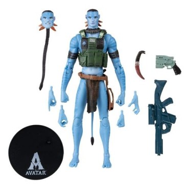 Figura Quaritch Ash Recom Avatar Fuego Y Ceniza Articulada 18 cms