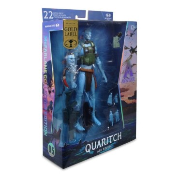 Figura Quaritch Ash Recom Avatar Fuego Y Ceniza Articulada 18 cms