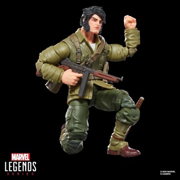 Figura Wolverine WWII Logan Lobezno Marvel Legends Articulada 15 cms