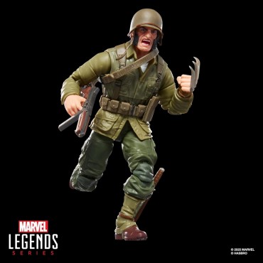 Figura Wolverine WWII Logan Lobezno Marvel Legends Articulada 15 cms