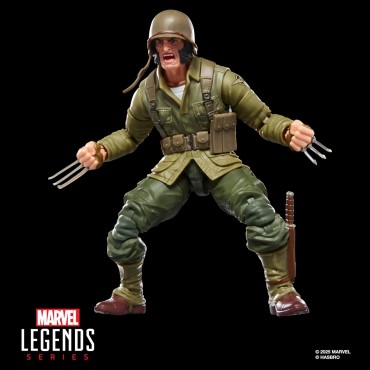 Figura Wolverine WWII Logan Lobezno Marvel Legends Articulada 15 cms