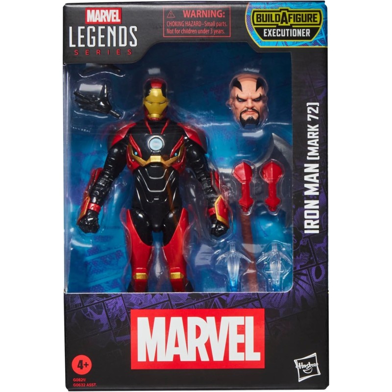 Figura Iron Man Mark 72 Marvel Legends Articulada 15 cms