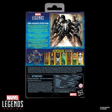Figura Dark Avengers Spider-Man Legends Articulada 15 cms