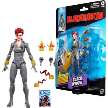 Figura Black Widow The Uncanny X-Men Marvel Legends Articulada 15 cms