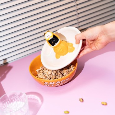 Bol 3D Cuenco Aperitivo Gato Garfield Cerámica 