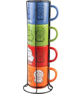 Set 4 Tazas South Park Porcelana 300 mls