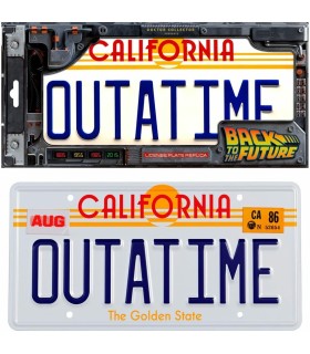 Réplica Matrícula Outtatime Back To The Future Regreso Al Futuro 