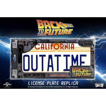 Réplica Matrícula Outtatime Back To The Future Regreso Al Futuro 