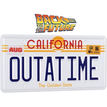 Réplica Matrícula Outtatime Back To The Future Regreso Al Futuro 