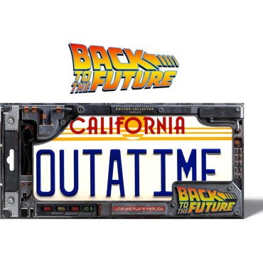 Réplica Matrícula Outtatime Back To The Future Regreso Al Futuro 