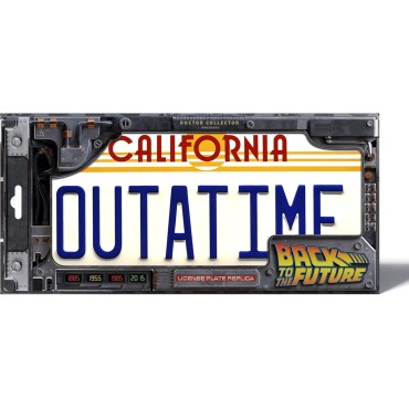 Réplica Matrícula Outtatime Back To The Future Regreso Al Futuro 