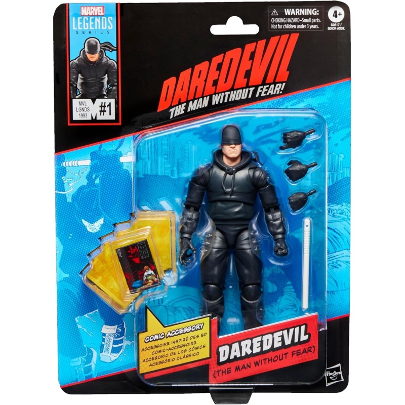 Figura Daredevil The Man Without Fear Marvel Legends Articulada 15 cms