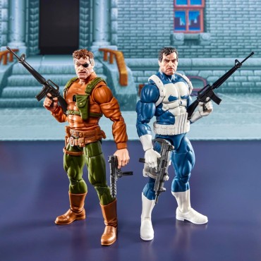 Set Figuras The Punisher & Nick Fury El Castigador Marvel Legends Gamerverse Articuladas 15 cms