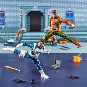 Set Figuras The Punisher & Nick Fury El Castigador Marvel Legends Gamerverse Articuladas 15 cms
