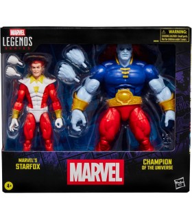 Set Figuras Starfox & Champion of the Universe Marvel Legends Articuladas 17 cms