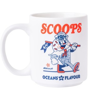 Taza Scoops Ahoy Stranger Things Cerámica 350 mls