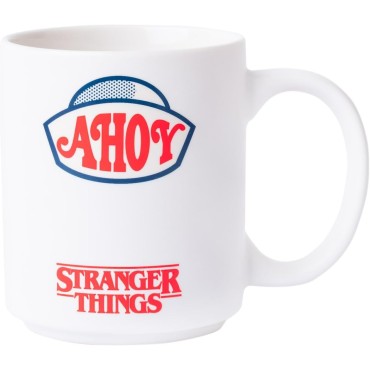Taza Scoops Ahoy Stranger Things Cerámica 350 mls