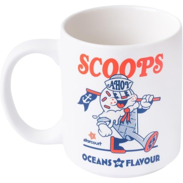 Taza Scoops Ahoy Stranger Things Cerámica 350 mls