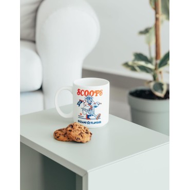 Taza Scoops Ahoy Stranger Things Cerámica 350 mls