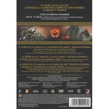 Trilogía El Señor De Los Anillos Extendida [DVD]