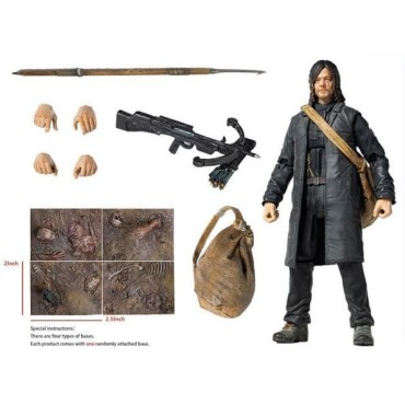 Figura Exquisite Mini Daryl Dyxon The Walking Dead Articulada 11 cms